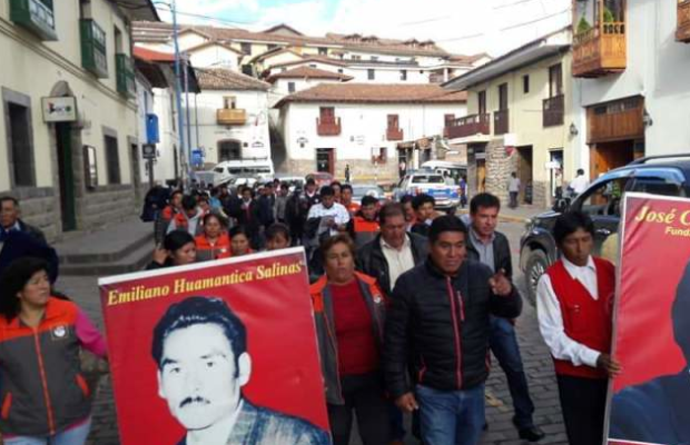 Jornada de protesta en Cusco será el jueves en la tarde