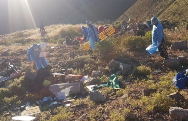Varios heridos en accidente Tarata - Tacna