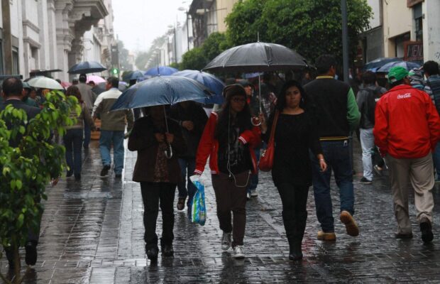 Se prevén lluvias en la ciudad de Arequipa.